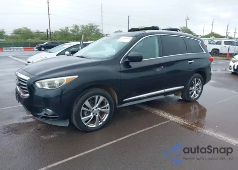2013 Infiniti Jx35 z USA, uszkodzony, nr VIN 5N1AL0MN5DC331657